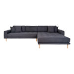 Lido Lounge Sofa Grau Rechts